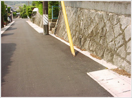 埋め戻し後